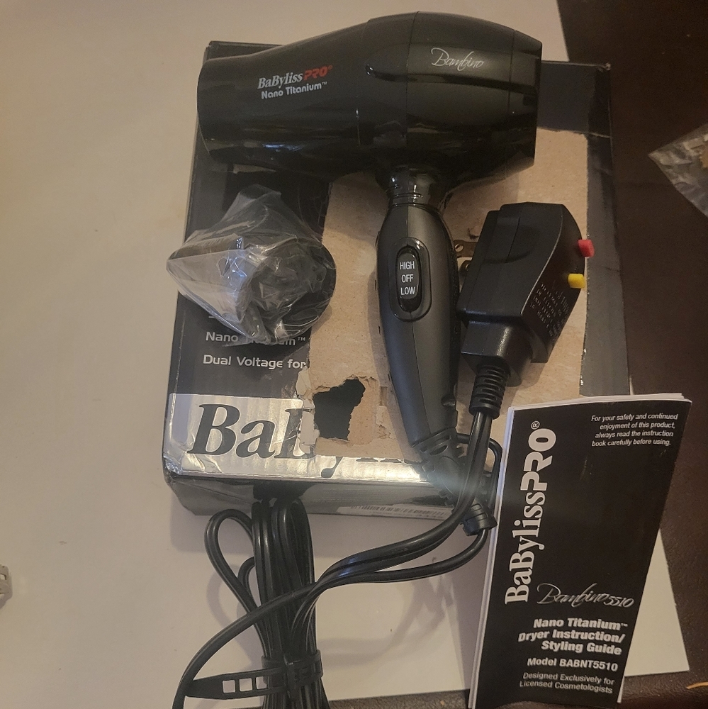BaByliss Pro 5510 hair dryer